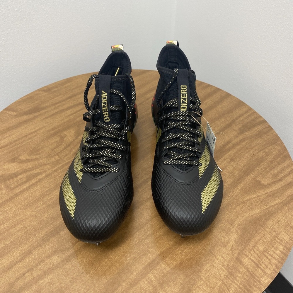 Adidas Adizero Electric‎ Speed Coronation Black Floral Football Cleats Size 10.5